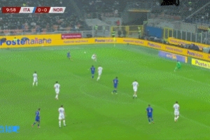 10分钟1球90分钟不得埃斯波西托第10分钟破门，意大利1-0挪威